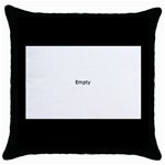  Throw Pillow Case (Black)