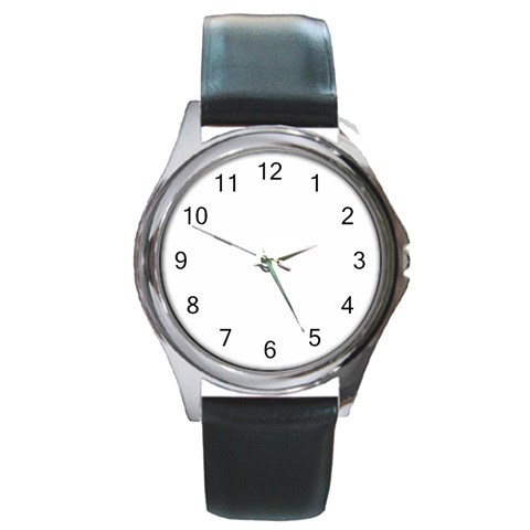 Round Metal Watch from ArtsNow.com Front