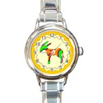 Funky Donkey Round Italian Charm Watch