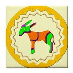 Funky Donkey Tile Coaster