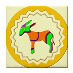 Funky Donkey Tile Coaster