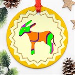 Funky Donkey Ornament (Round)