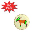 Funky Donkey 1  Mini Magnet (100 pack) 