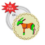 Funky Donkey 2.25  Button (10 pack)