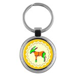 Funky Donkey Key Chain (Round)