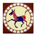 Funny Donkey Tile Coaster