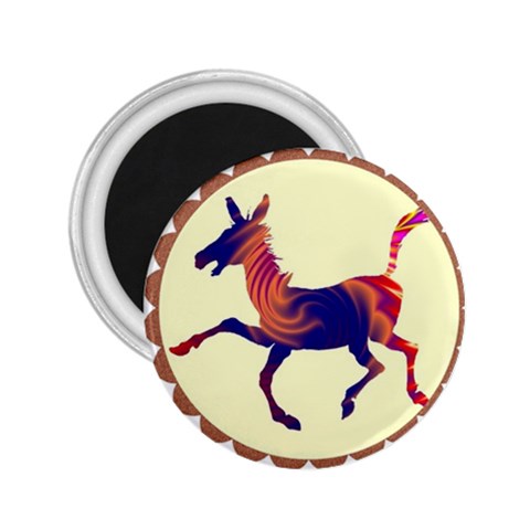 Funny Donkey 2.25  Magnet from ArtsNow.com Front