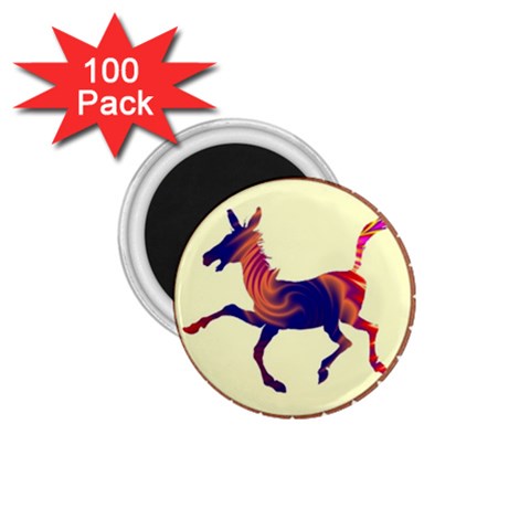 Funny Donkey 1.75  Magnet (100 pack)  from ArtsNow.com Front