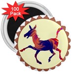 Funny Donkey 3  Magnet (100 pack)