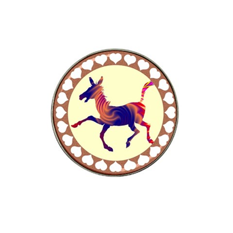 Funny Donkey Hat Clip Ball Marker (10 pack) from ArtsNow.com Front