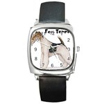 dog30 Square Metal Watch