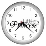little Princess Wall Clock (Silver)