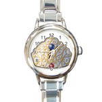 CrownIcons_001 Round Italian Charm Watch