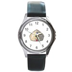 CrownIcons_001 Round Metal Watch