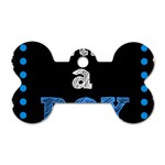 Its A Boy Black Dog Tag Bone (Two Sides)