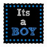 Its A Boy Black Medium Glasses Cloth (2 Sides)
