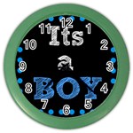 Its A Boy Black Color Wall Clock