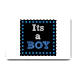 Its A Boy Black Small Doormat