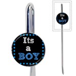 Its A Boy Black Book Mark