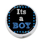 Its A Boy Black 4-Port USB Hub (One Side)