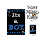 Its A Boy Black Playing Cards 54 (Mini)
