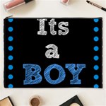 Its A Boy Black Cosmetic Bag (XXXL)