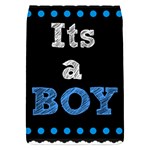 Its A Boy Black Removable Flap Cover (S)