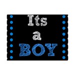 Its A Boy Black 6  x 8  Desktop Photo Plaque 