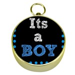 Its A Boy Black Gold Compass