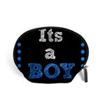 Its A Boy Black Accessory Pouch (Small)