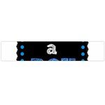 Its A Boy Black Flano Scarf (Large)