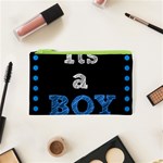 Its A Boy Black Cosmetic Bag (XS)