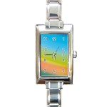 Vol_007_SG069 Rectangular Italian Charm Watch