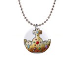 CrownIcons_005 1  Button Necklace