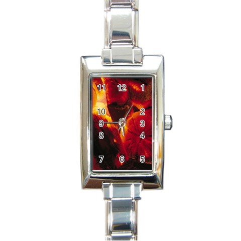 SD062 Rectangular Italian Charm Watch from ArtsNow.com Front