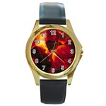 SD062 Round Gold Metal Watch