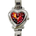 SD062 Heart Italian Charm Watch
