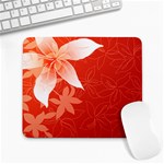 flower_plate Large Mousepad