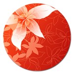 flower_plate Magnet 5  (Round)