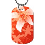 flower_plate Dog Tag (One Side)