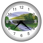 Painting 5 Wall Clock (Silver)