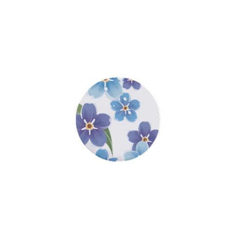 flower034 1  Mini Button from ArtsNow.com Front