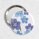 flower034 2.25  Handbag Mirror