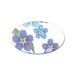 flower034 Sticker Oval (10 pack)