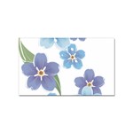 flower034 Sticker Rectangular (100 pack)