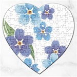 flower034 Jigsaw Puzzle (Heart)