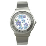 flower034 Stainless Steel Watch