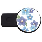 flower034 USB Flash Drive Round (4 GB)