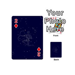 Sagittarius Stars Playing Cards 54 (Mini) from ArtsNow.com Front - Diamond2