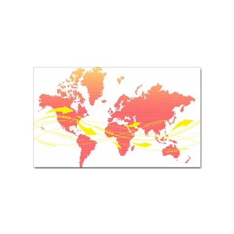 map2 Sticker (Rectangular) from ArtsNow.com Front